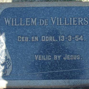 VILLIERS Willem, de 1954-1954
