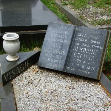 VISAGIE Paul Jacobus 1910-1976 &amp; Hendrina Cecilia 1912-1996