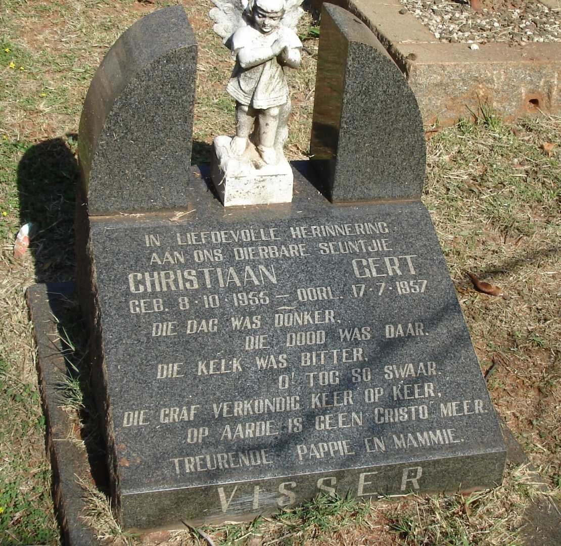 VISSER Christiaan Gert 1955-1957