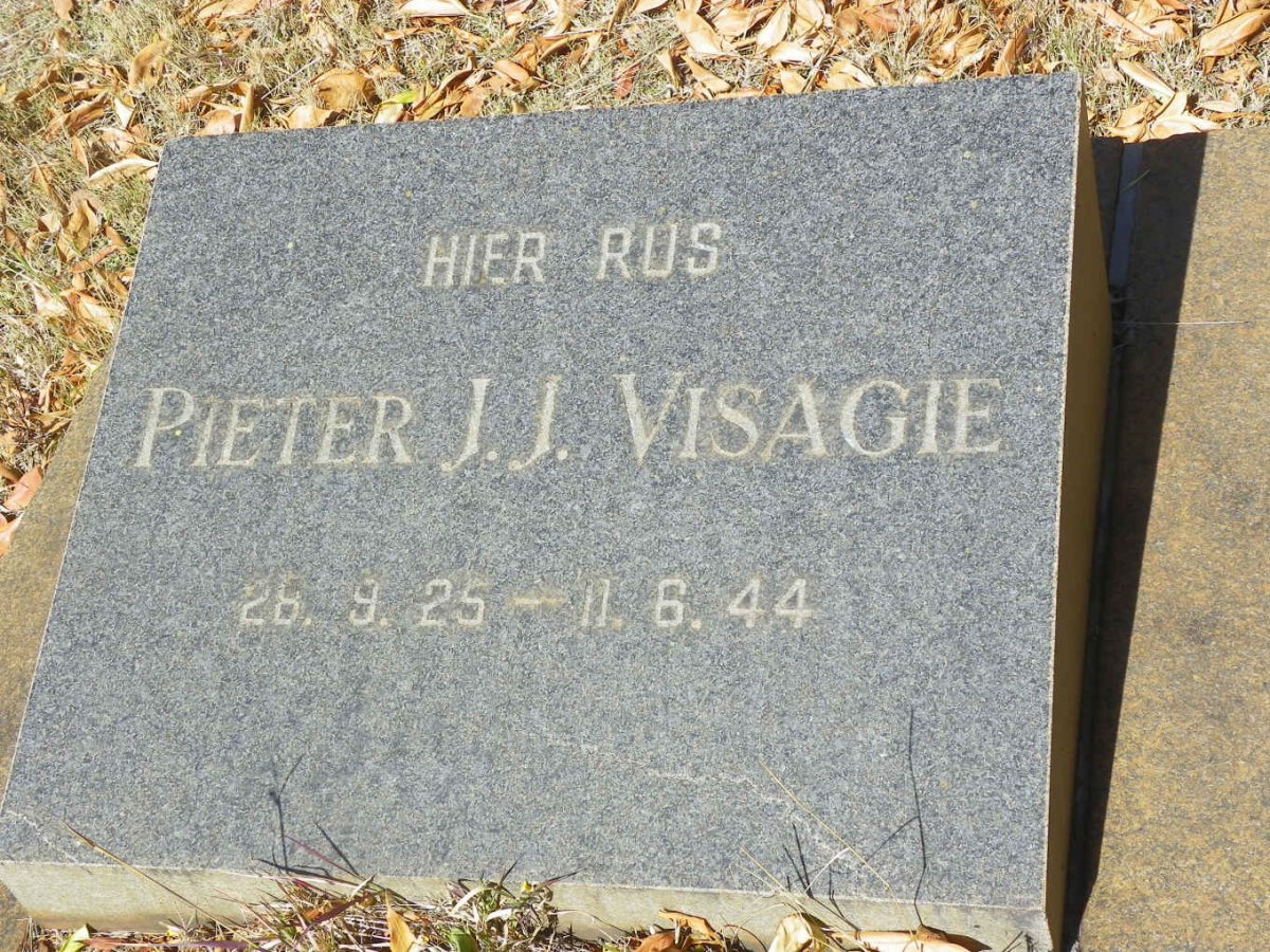 VISAGIE Pieter J.J. 1925-1944