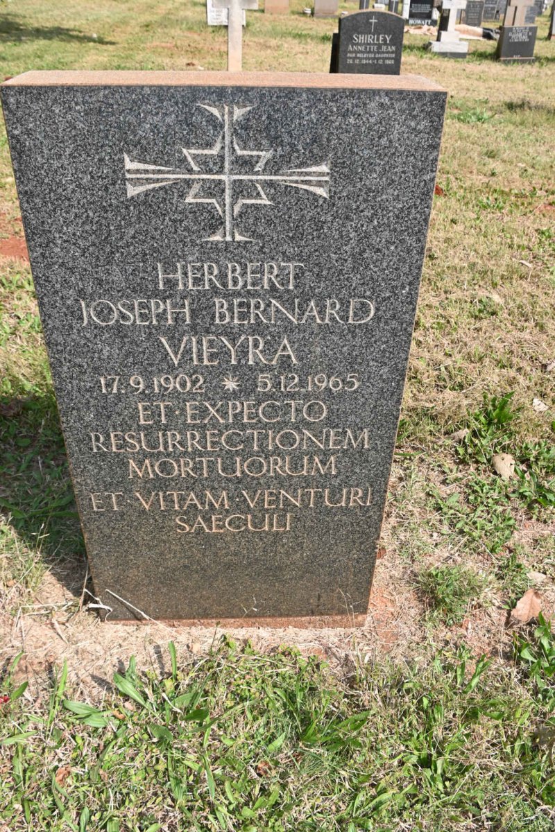 VIEYRA Herbert Joseph Bernard 1902-1965
