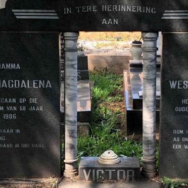 VICTOR Wessel Johannes -1988 &amp; Anna Magdalena -1986