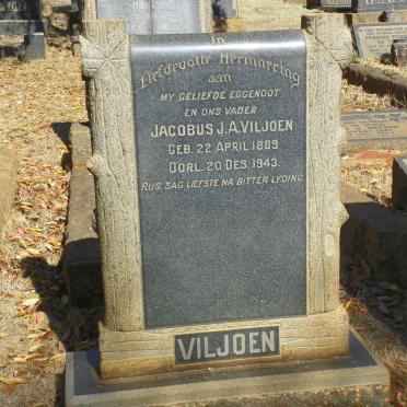VILJOEN Jacobus J.A. 1889-1943