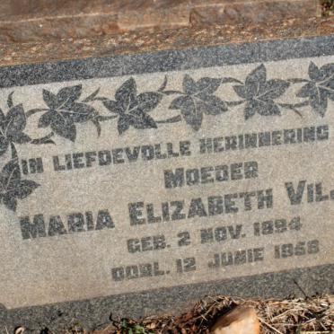 VILJOEN Maria Elizabeth 1894-1958