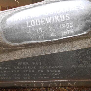 VILJOEN Barend Johannes Lodewikus 1953-1976