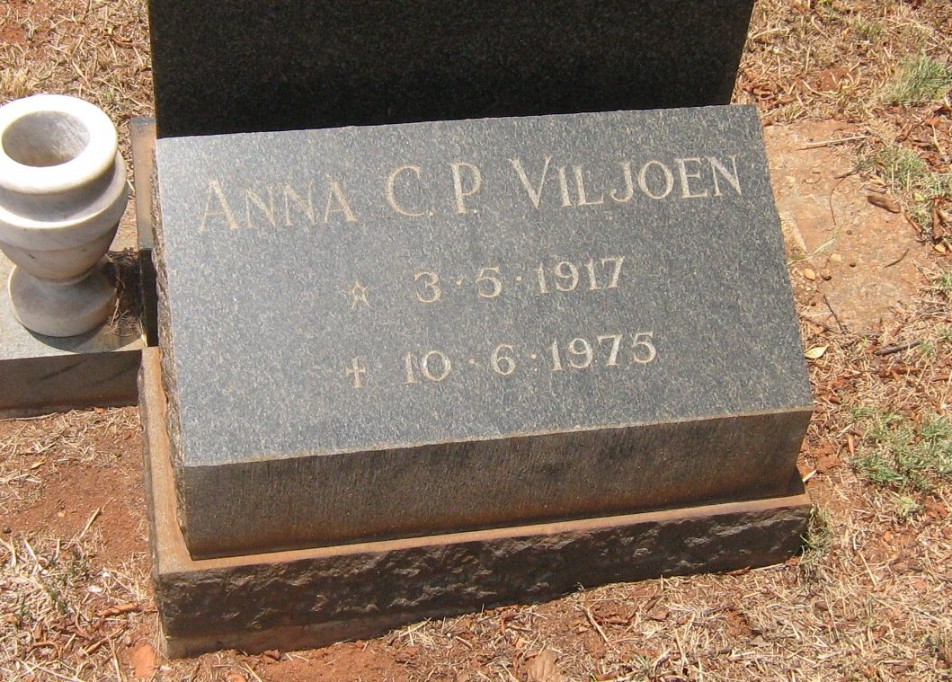 VILJOEN Anna C.P. 1917-1975