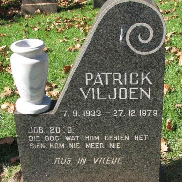 VILJOEN Patrick 1933-1979