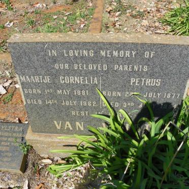 VLIET Petrus, van 1877-1954 &amp; Maartje Cornelia 1881-1962 :: ZYLSTRA Getruida Maria 1909-1985