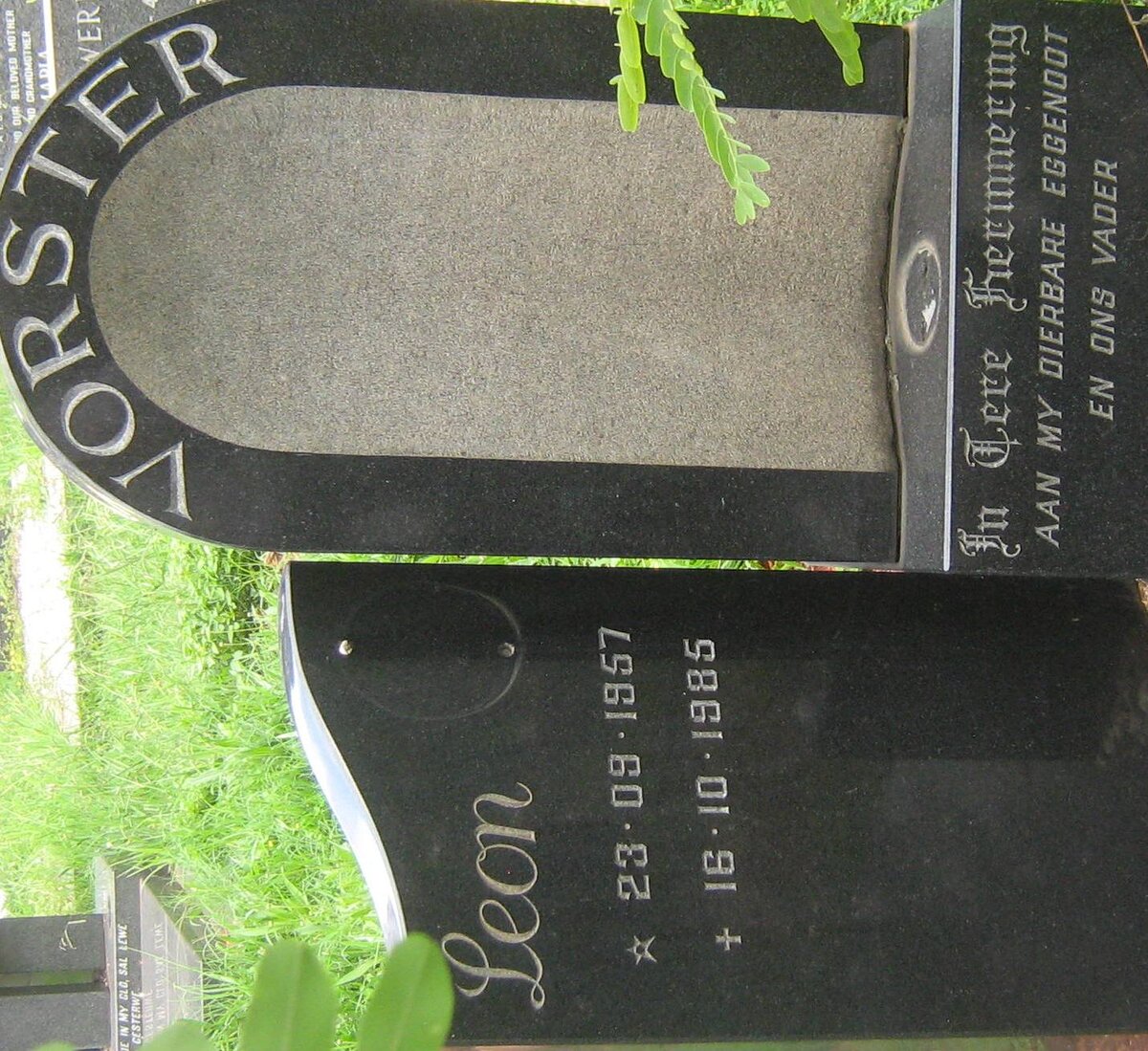 VORSTER Leon 1957-1985