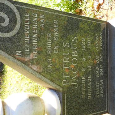 VOLSCHENK Petrus Jacobus 1929-1980