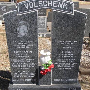 VOLSCHENK Leon 1968-1988 :: VOLSCHENK Benjamin 1970-2006