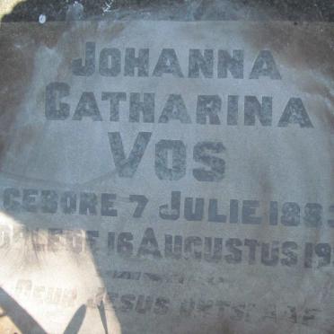 VOS Johanna Catharina 1883-1950
