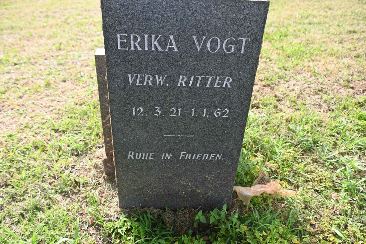 VOGT Erika nee RITTER 1921-1962