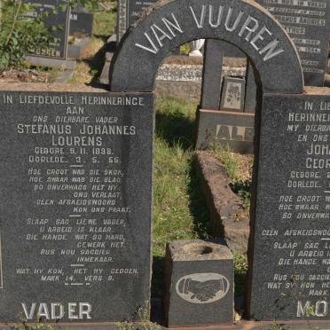 VUUREN Stefanus Johannes Lourens, van 1898-1955 &amp; Johanna Georgina 1903-1954