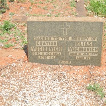 VUCINOVICH Humbert -1953 &amp; Clementina -1957