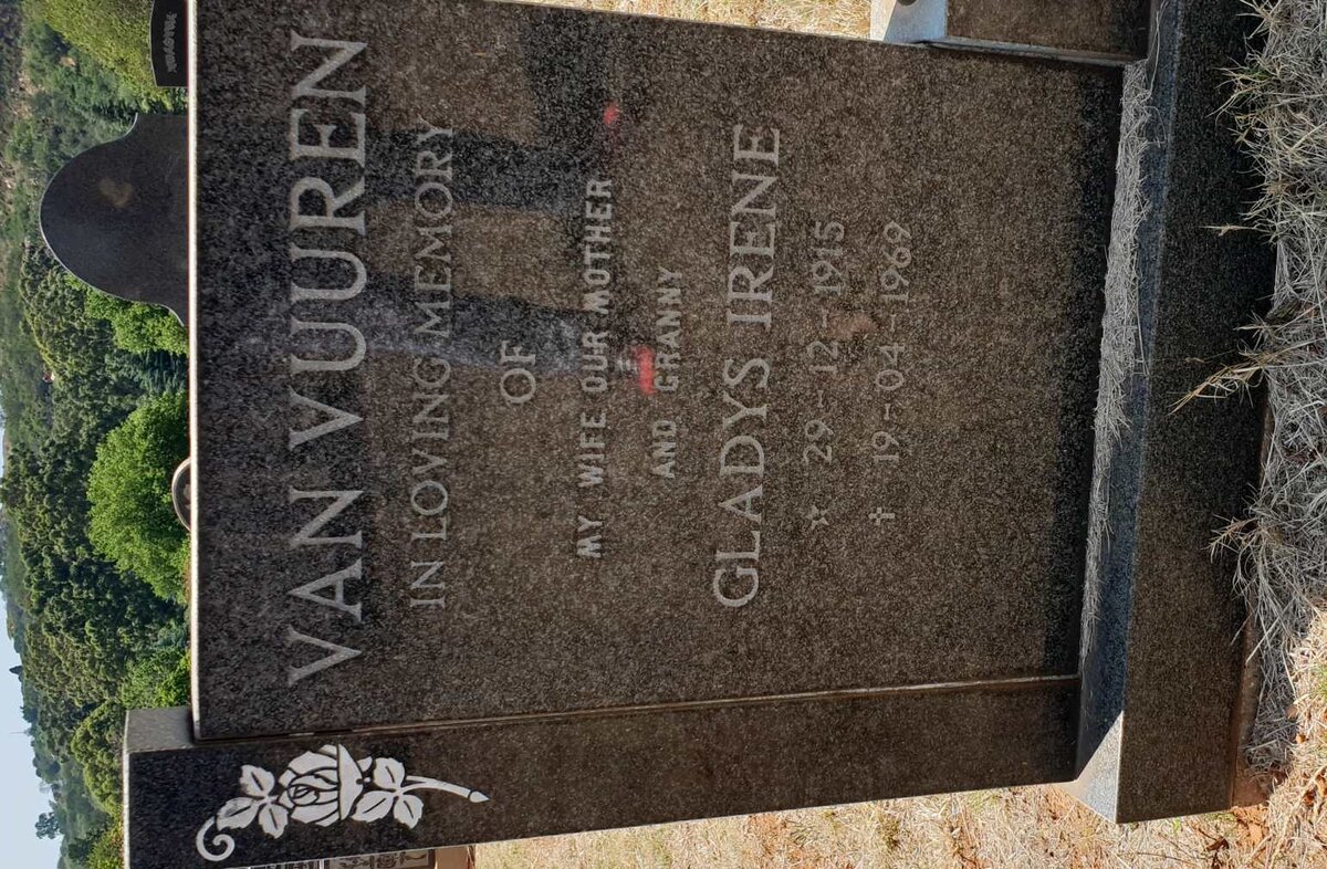 VUUREN Gladys Irene, van 1915-1969