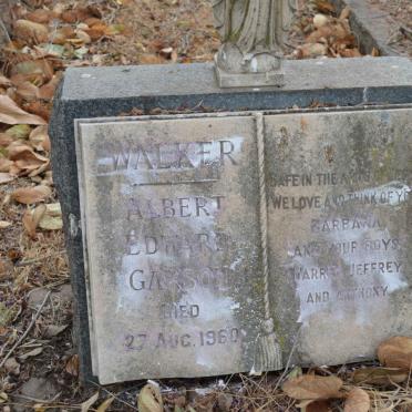WALKER Albert Edward Garson -1960