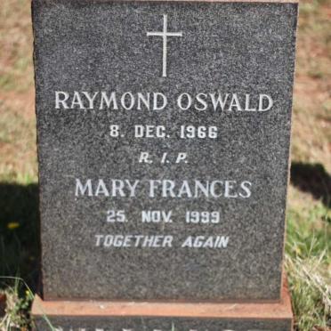 WALLACE Raymond Oswald -1966 &amp; Mary Frances -1999