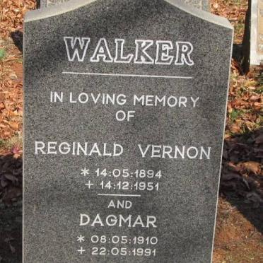 WALKER Reginald Vernon 1894-1951 &amp; Dagmar 1910-1991