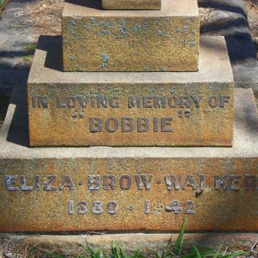 WALKER Eliza Brow 1880-1942