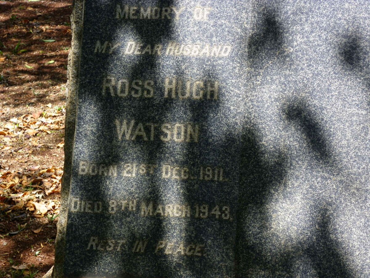 WATSON Ross Hugh 1911-1943