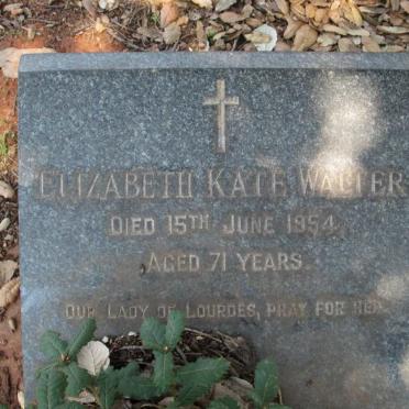 WALTER Elizabeth Kate -1954