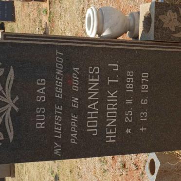 WALT Johannes Hendrik T.J., van der 1898-1970