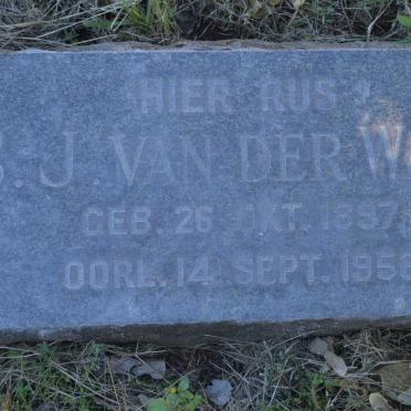 WALT S.J., van der 1897-1956