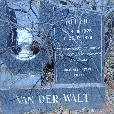 WALT Nellie, van der 1928-1986