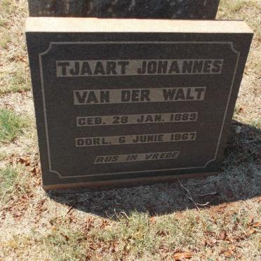 WALT Tjaart Johannes, van der 1889-1967
