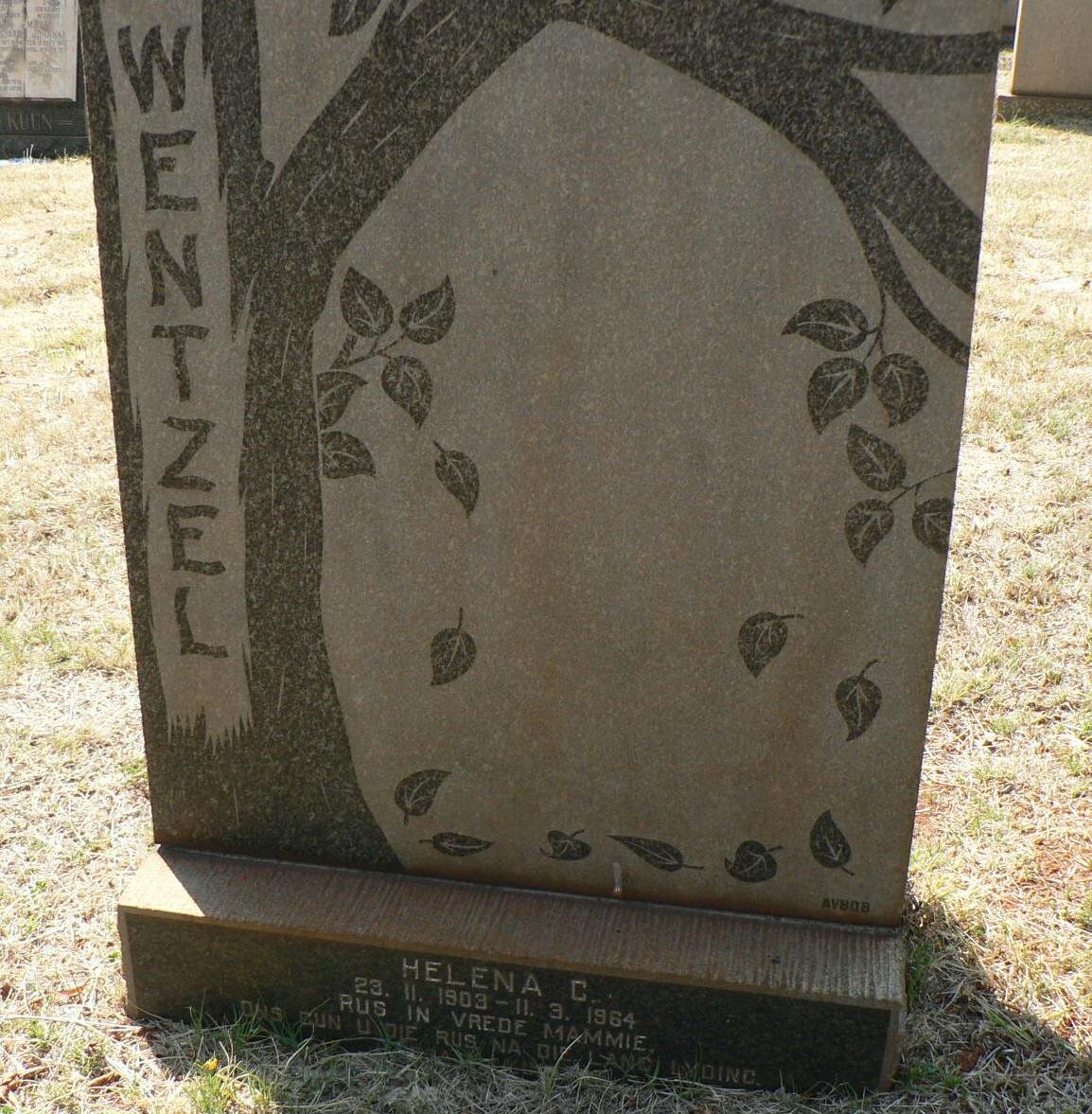 WENTZEL Helena C. 1903-1964