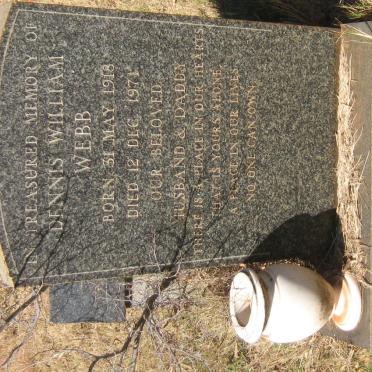 WEBB Dennis William 1918-1971