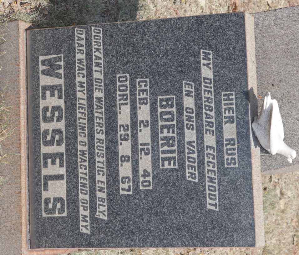 WESSELS Boerie 1940-1967