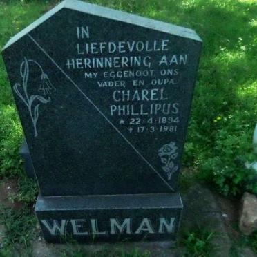 WELMAN Charel Phillipus 1894-1981