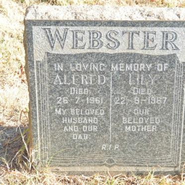WEBSTER Alfred -1961 &amp; Lily -1967