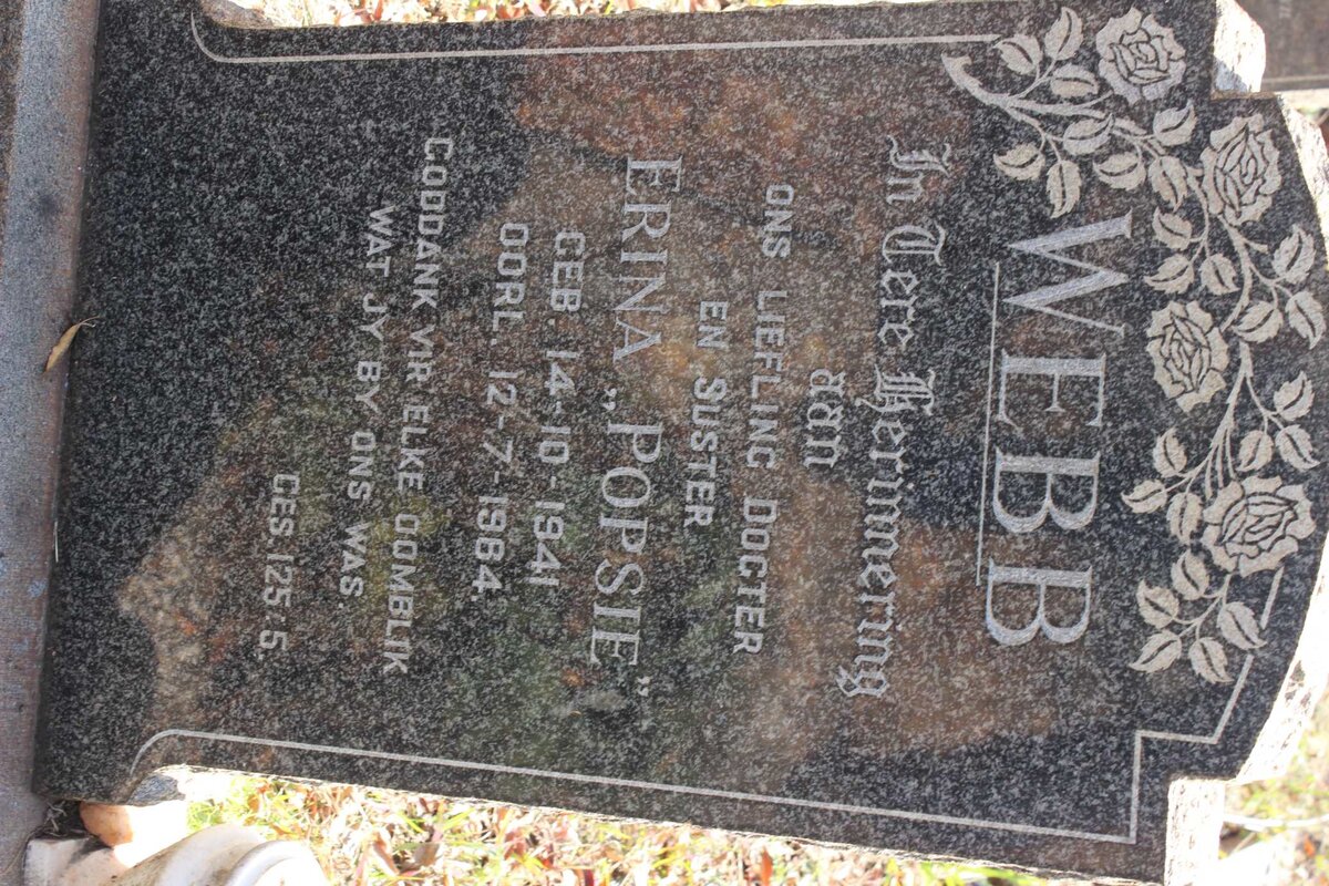 WEBB Erina 1941-1984