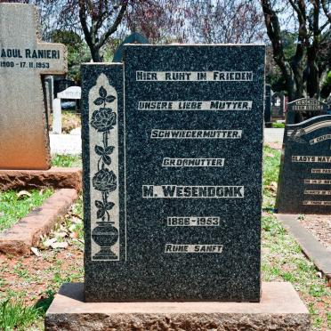 WESENDONK M. 1886-1953