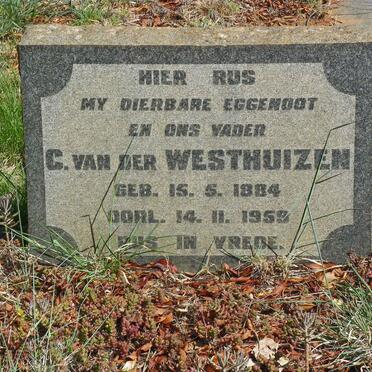 WESTHUIZEN C., van der 1884-1959