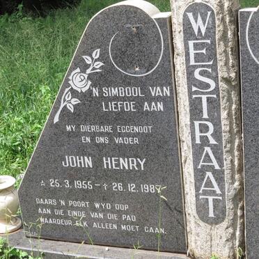 WESTRAAT John Henry 1955-1987