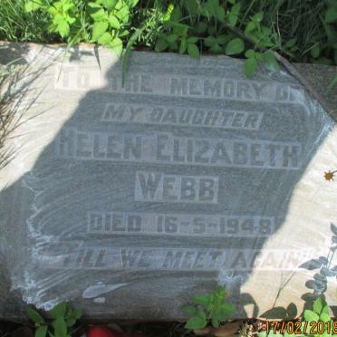 WEBB Helen Elizabeth -1948