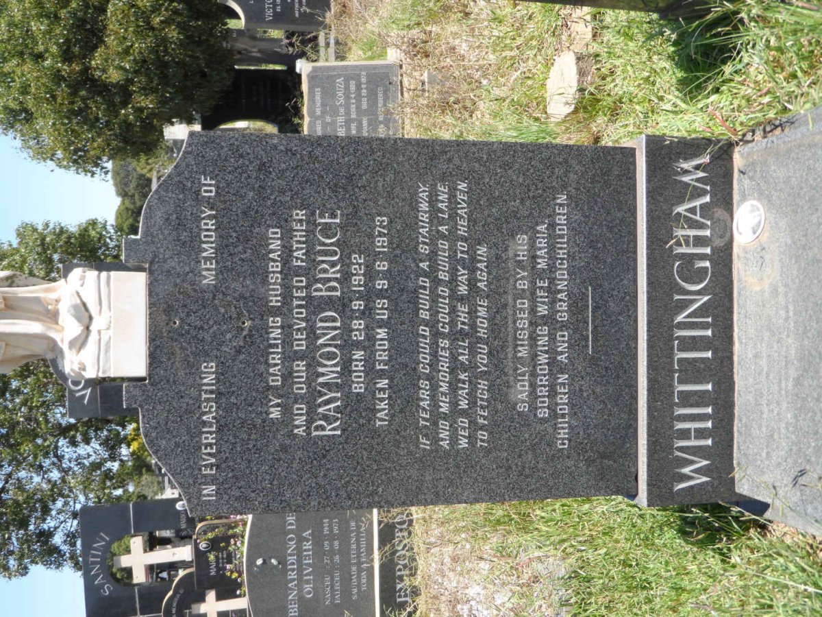 WHITTINGHAM Raymond Bruce 1922-1973