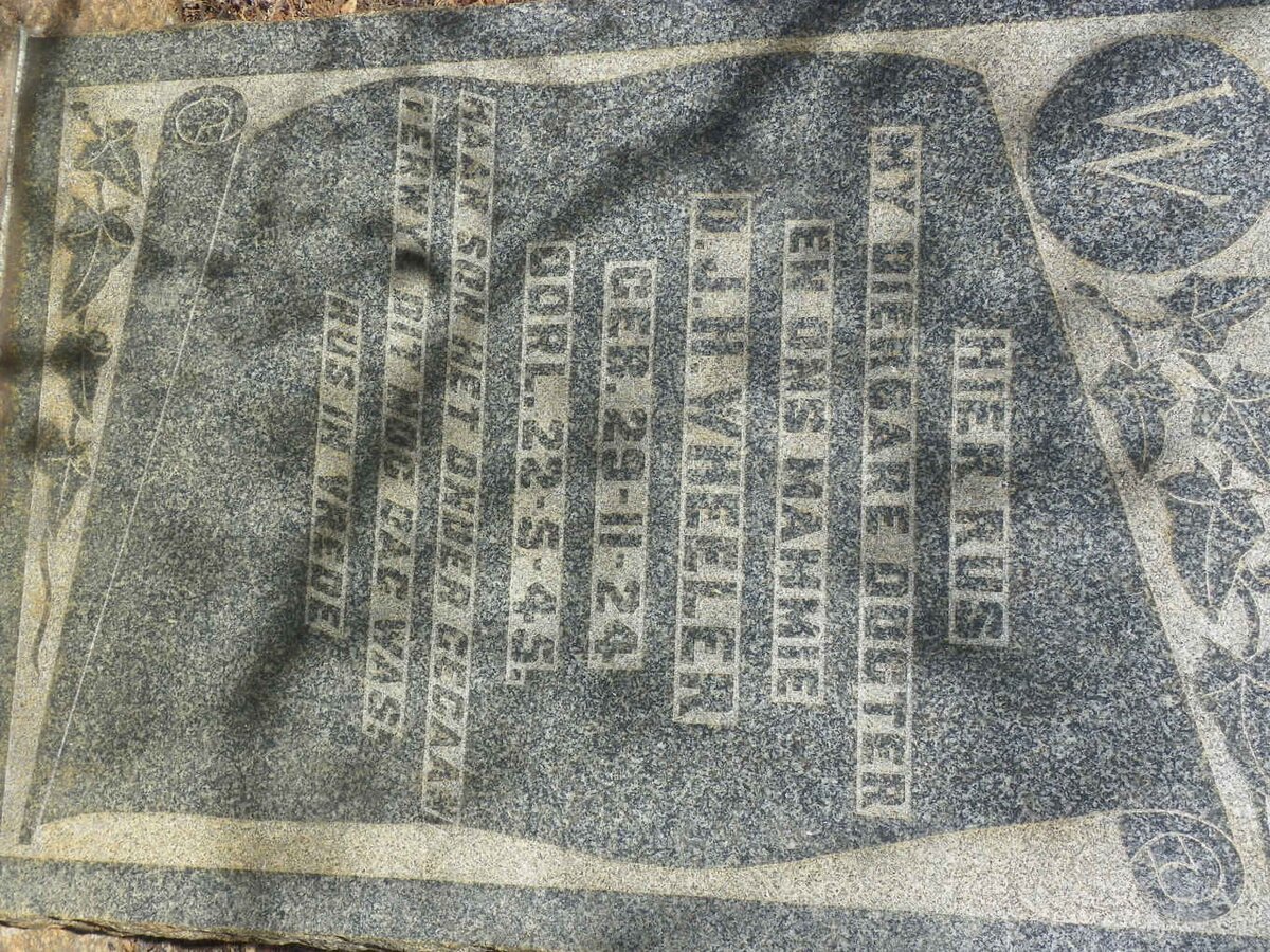 WHEELER D.J.H. 1924-1945