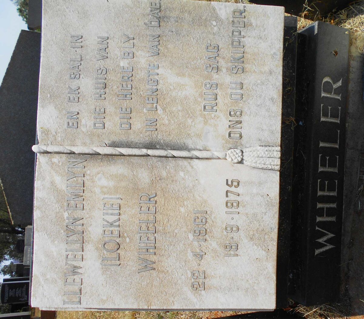 WHEELER Llewellyn Emlyn 1961-1975