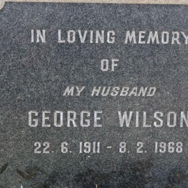 WILSON George 1911-1968