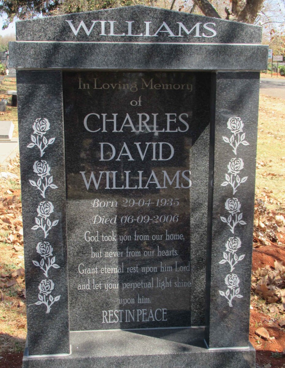 WILLIAMS Charles David 1935-2006