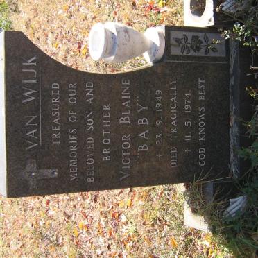 WIJK Victor Blaine, van 1949-1974