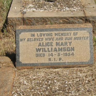 WILLIAMSON Alice Mary -1954