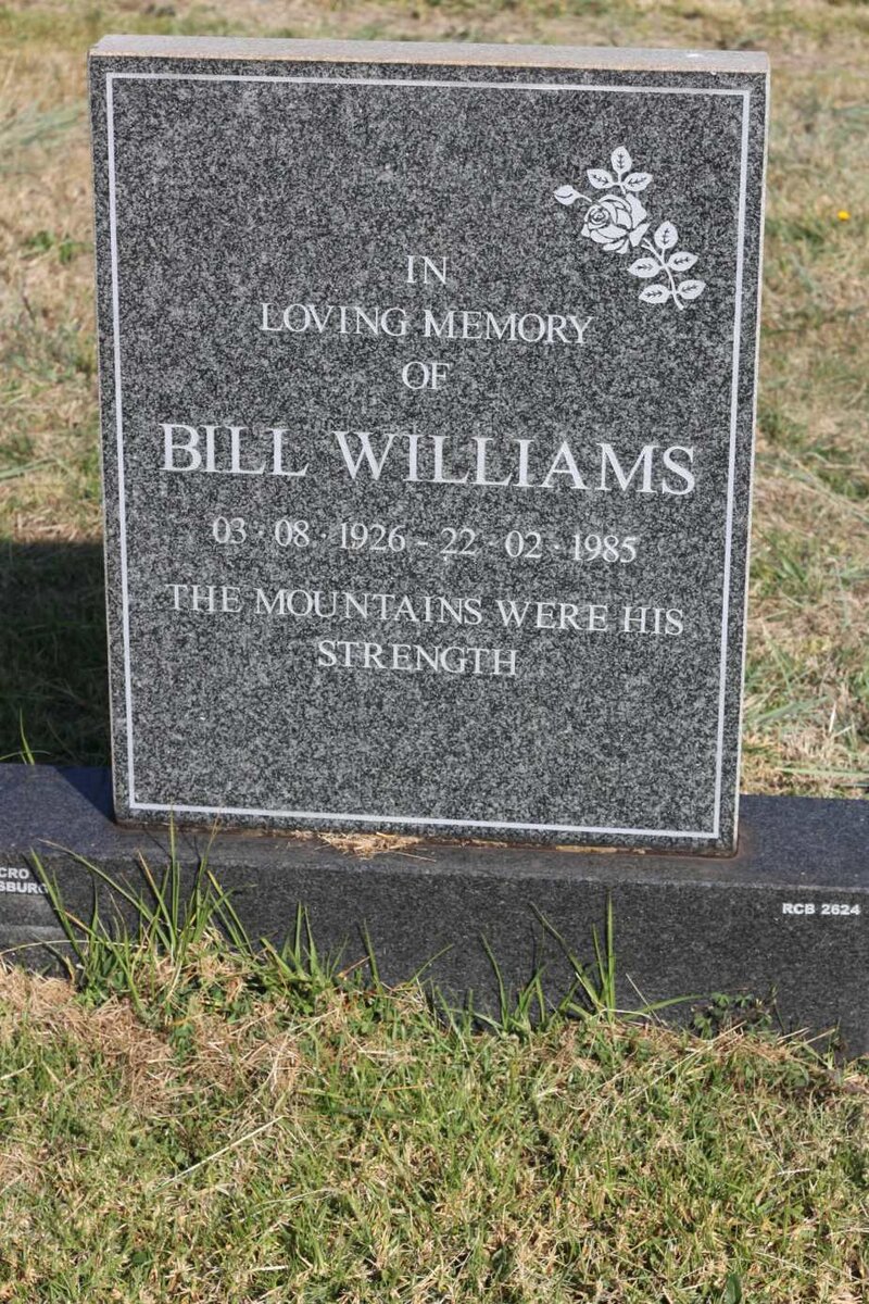 WILLIAMS Bill 1926-1985
