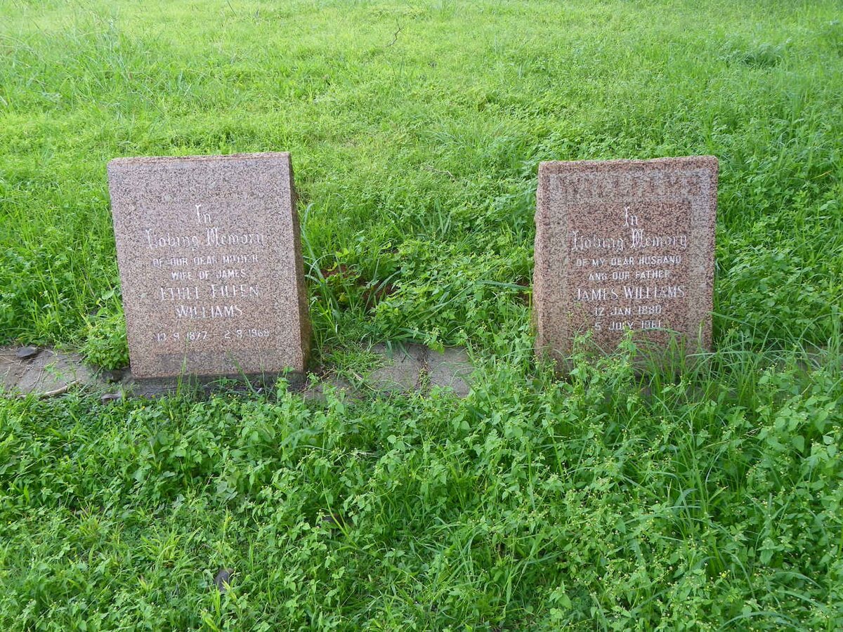WILLIAMS James 1880-1961 &amp; Ethel Eileen 1877-1969
