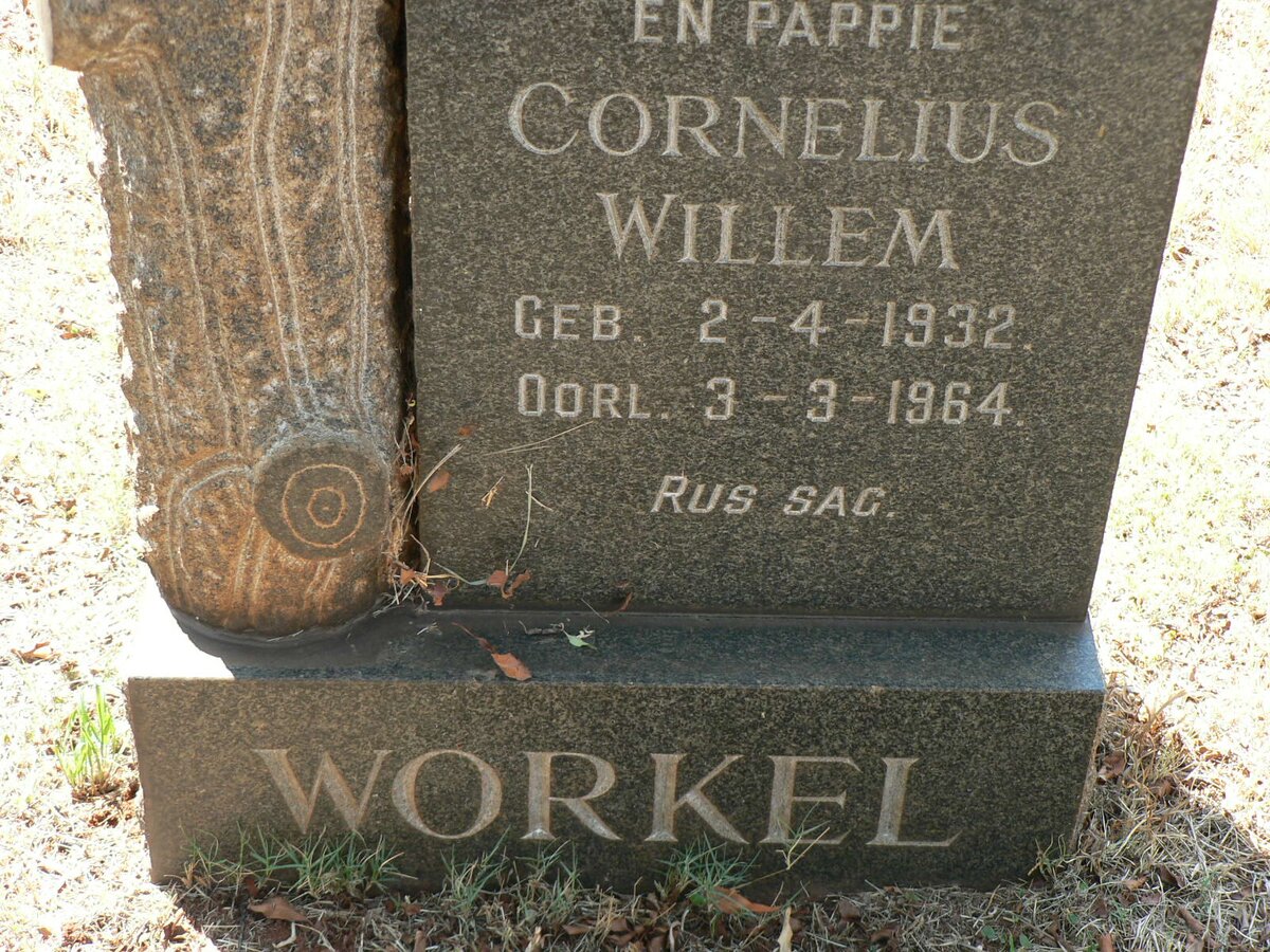 WORKEL Cornelius Willem 1932-1964